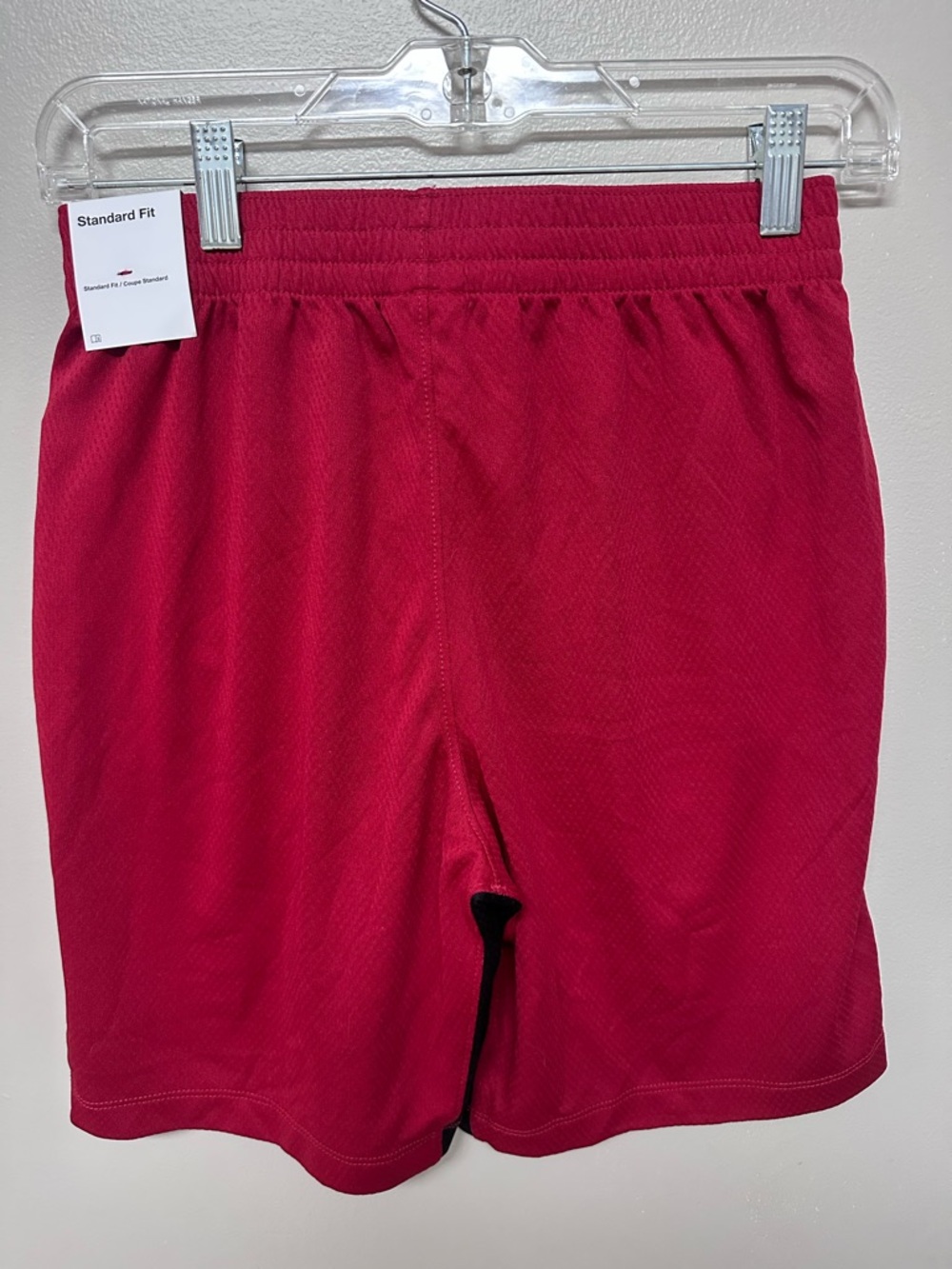 Nike Red Kids Dri-FIT Shorts with Black Trim - Picture 3 of 4